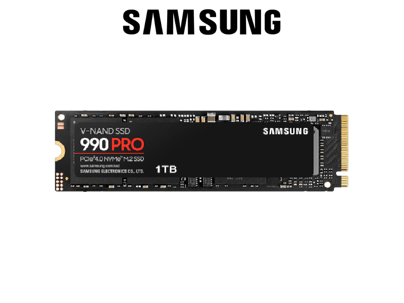 UNIDAD EN ESTADO SOLIDO SAMSUNG 990 PRO 1TB M.2 2280, PCIE GEN 4.0 X4, NVME 2.0 MZ-V9P1T0B/AM